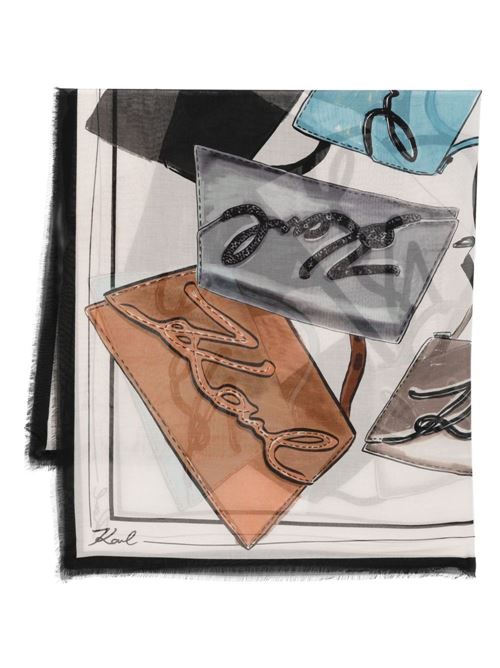 Foulard donna leggero Karl Lagerfeld | A1W33058KK2243